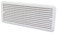 URPIZY Grille d'aération pour réfrigérateur Thetford 62445480 483 x 186 mm ABS Montage Grille pour camping-car caravane Ouverture d'aération Blanc Noir au choix (Blanc)