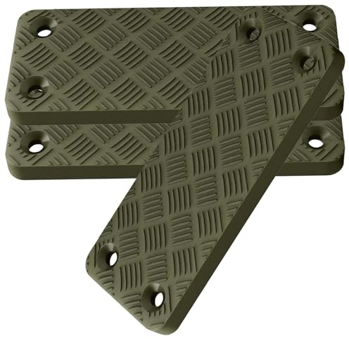 ZFFOZZ 3-Pack Waffenmagnethalter, Waffenmagnet mit 56 lbs Bewertung, Magnetischer Waffenhalter für Auto, Verstecktes Waffenregal, Pistole, Schrotflinte, Gewehr, Revolver(Green)