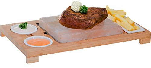 Hot Stone Himalaya Salz «Olivenboot» - 6-teilig