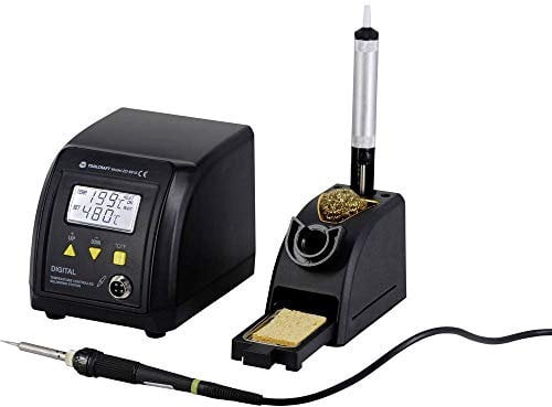 Station de soudage,TOOLCRAFT ZD-8916 numérique 60 W 160-480 °C avec support, avec pompe à dessouder