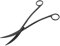 Aquarium Terrarium Schere Karbonisierter Edelstahl Wasserpflanze Schere Pflanzenschere Wasserpflanze Schere 25cm für Aquarium Fisch Tank