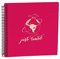 Semikolon 361232 Spiral Album Piccolino, Just Travel Edition – 17 x 17 cm – Fotoalbum, 20 Seiten cremeweiß, pink rosa