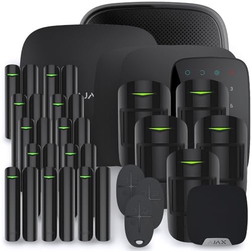 AJAX Kit PLUS-11B Allarme casa, Nero