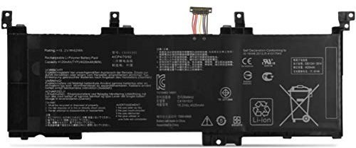 ASKC 15.2V 62Wh C41N1531 Laptop Akku für Asus ROG Strix GL502VY GL502VY-1A GL502VY-DS71 DS74 GL502VS GL502VS-1A GL502VS-1E GL502VS-DB71 GL502VS-FY032T GL502VY-FY023T Notebook 0B200-01940100