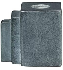 broste Copenhagen - Kerzenständer, Kerzenhalter - Larry - Marmor - Grey/grau - 5 x 18 x 7 cm