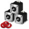 iMetrx Nema - Set motore passo-passo 17 (42 x 34 mm), 1,5 A, 2 fasi, 4 fili da 1,8 gradi con cavo da 39,3 pollici per Creality CR-10 10S Ender 3 Printer/CNC estrusore e asse Y
