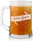 Maverton Boccale per la Birra in vetro con personalizzazione - capienza 500 ml idea regalo per il compleanno - H12 cm x Ø8,5 cm - Perfetto per ogni uomo amante della buona Birra - migliore al mondo