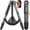 Carbon Fiber Camera Tripod Monopod 40MM Tube Diameter Heavy Duty Camera Tripod Monopod Professional Travel Tripod Monopod for Heavy Duty Camera, Video Camcorder, Max Load 88lb/40kg(CS90C)