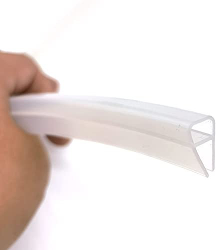 Strip Replacement Shower Door Glass Stopper Magnetic Strip 1/2 Framed Shower Door Sweep