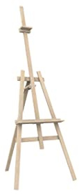 Staffelei holz groß 145 cm Leinwand Ständer Staffeleien für Maler aus Buchenholz höhenverstellbar fur Kinder - Malerei/Outdoor/Studio