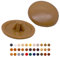(Pack of 50 pcs) Pozi Screw Cover Caps 12 mm Diameter, Pozidriv Head Clip On Plastic Covers, Furniture Decorative Cap (50, Brown S9)