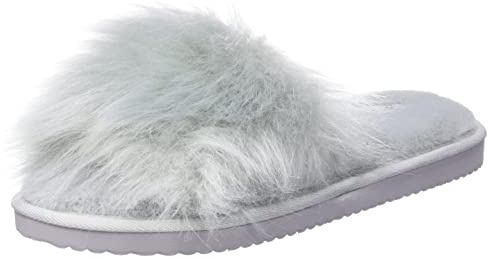flip*flop Damen hairypool Hausschuh, Ice Grey, 41 EU