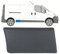 Bande de protection de portière latérale de rechange avec clips pour Renault Trafic/Vauxhall Vivaro/Nissan Primastar pour tous les modèles de 2001 à 2014