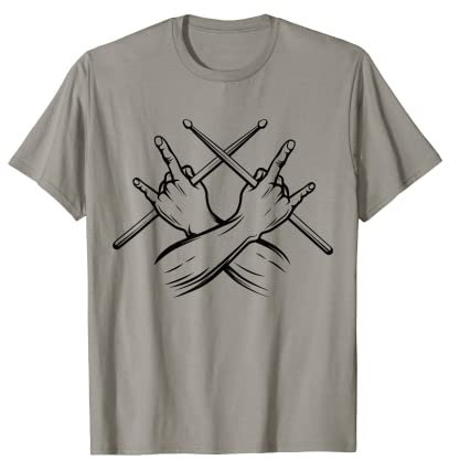 Schlagzeug Drummer Drumsticks Rock Schlagzeuger T-Shirt