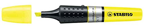 STABILO Luminator Textmarker, sichtbar, Spitze, schräg, Gelb, 2 Stück