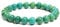 Landorilo Handmade Echte Naturstein Perlen Heilsteine Armband Damen Herren, 8MM Runde Edelsteine Yoga Armbänder, Glücksarmband, Kreative Schmuck Geschenke(Gelber Türkis)
