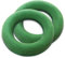 2x Steckschaum Steckschwamm Ring Ø 25 cm rund mit Auffangschale - Nasssteckschaum Steckmoos Steckmasse für Frischblumen Blumen Gesteck Blumenstrauß - Schaumstoff Basteln Adventskranz Hochzeit Deko