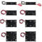 DIANN 8pcs AAA Battery Holder 2pcs AAA Battery Holder 1 Slot 2pcs 2 AAA Battery Holder 2pcs 3 AAA Battery Holder with Wires 2pcs 4 AAA Battery Holder Case