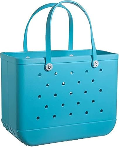 WAHK RAHK Strandtasche für Damen, groß, wasserdicht, waschbar, Sommer-Tragetasche, Moor-Tasche, stilvolle Canvas-Netz-Alternative für Pool, Strand, Boot und Reisen. Unverzichtbar für Sport, Picknick,