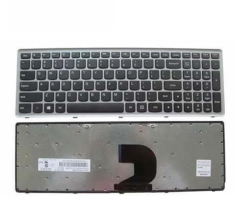 NUOVA Tastiera DEGLI STATI UNITI for Lenovo Ideapad Z500 Z500A Z500G P500 P500A Del Computer Portatile Tastiera del computer portatile Inglese DEGLI STATI UNITI argento Senza retroilluminazione [Facil