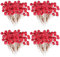 SPOKKI 210 Pezzi Bacche Rosse per Albero di Natale, Bacche Natalizie per Decorazioni, Bacche Rosse per Decorare L'albero di Natale Ghirlanda di Natale Tavola di Natale