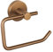 tesa MOON Portarotolo in bronzo spazzolato - Portarotolo autoadesivo senza coperchio, in metallo rivestito in PVD - non richiede foratura, soluzione adesiva incl. - 99 mm x 140 mm x 53 mm