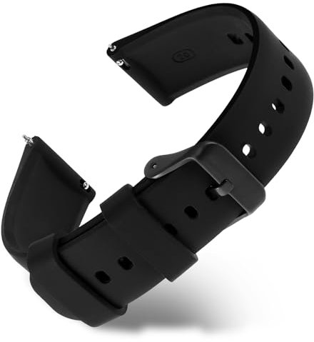 Mabor Uhrenarmband 20mm Ersatz Uhrenarmbänder Silikon Watch Straps Uhrenarmband Schnellverschluss Watch Silikon Aus Verstellbarer Schnellverschluss Geeignet für Herren- Und Damenuhren