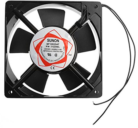 SF12025AT 2122HSL 12025 120mm Sleeve Bearing 220-240V 2-Wire For Case Cooling Computer Fan