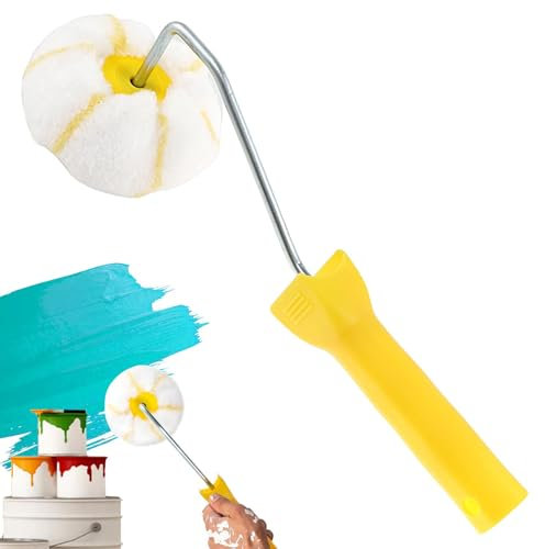 Eckroller für Trockenbau, Farbkantenroller, Öl- oder Emaillefarben Edger Corner Farbroller, Trockenbau-Eckenroller, Pinsel und Rolle für Trockenbau-Schlamm, Heimbüro-Wandmalerei und Eckwände