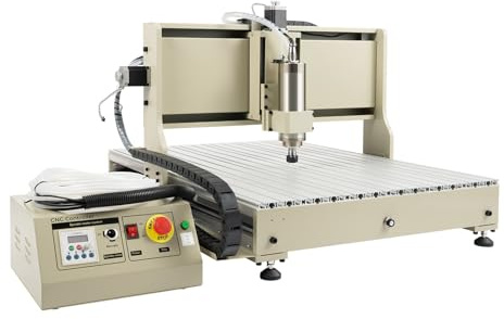 Graviermaschine, 2.2KW 3D Fräser Fräsen Schnitzen Bohren Maschine 4 Achsen CNC 6090 Router Graveur Breite Anwendung in der Industrietechnik, im Werbedesign, in der Kunst