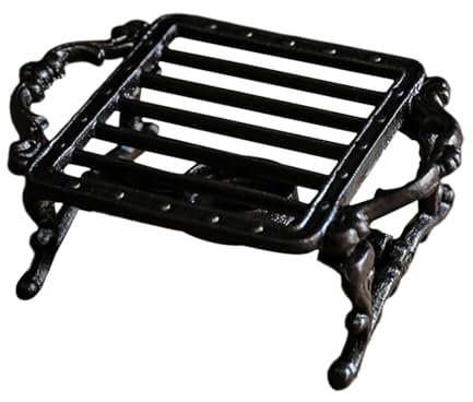 Sharplace Chauffe-théière, support pour bougie chauffe-plat, accessoire facile à saisir, chauffe-plat en fonte, décoratif pour la maison, la, Style C