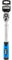 TECPO Ausziehbare Umschaltknarre 1/2, 290-420 mm, Teleskop Ratsche mit 6-stufiger Arretierung, 72 Zähne, Schnelllösefunktion, rutschfester 2K-Griff, hohe Drehmomente, Knarre aus Chrom-Vanadium-Stahl