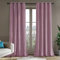 Deconovo Rideaux Thermiques Velour 100% Occultant Noël, Décoration pour Salon Cuisine, Luxueux Élégant Draperies Intérieurs Rose 140x280 CM