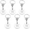 Hahhhha 6 PACK Shopping Trolley Token Keyring,New Pound UK Supermarket Shopping Trolley Coin Holder(2.95inch)