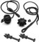 HENGBIRD 2 Stück Halteband Hutablage, Band Halterung, Heckablage Strap, Kofferraumabdeckung Haltebänder für den Kofferraum Auto Universal für VW Golf 6 5 4 MK6 GTI R20 Kabellänge 50cm (Schwarz)