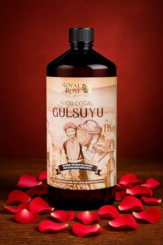 ROYAL ROSE Eau de Rose 100% Naturelle – Hydrolat de Rose, 950 ml – Tonique Visage Apaisant & Rafraîchissant