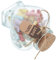 PERSELOSO Cute Secret Letters Capsule Decorative Bottle for Anniversary Birthday Valentine's Day Expressive Notes in Small Glass Jars for Romantic Messages and Home Decor