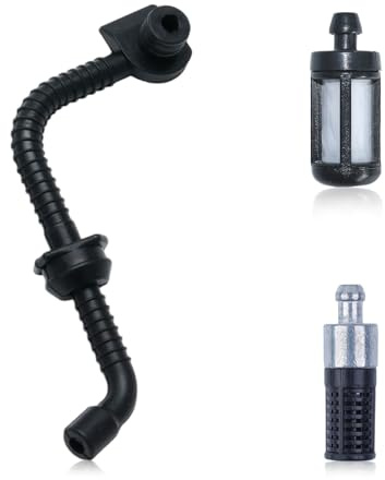 Mtanlo Ölschlauch für Stihl MS171 MS181 MS211 MSA160 MSA200 Kettensägen, mit Kraftstofffilter, Ölfilter, Ersatz für OEM 1139 647 4000