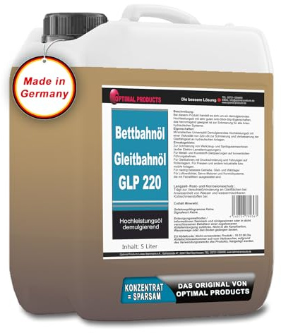 Gleitbahn Bettbahnöl Hochleistung Gleitbahnöl GLP 220/5 Liter