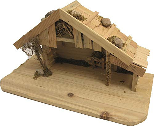Dekop Krippenstall Stall Bern klein, Natur, 39x18,5x20,5cm (44444635097993)