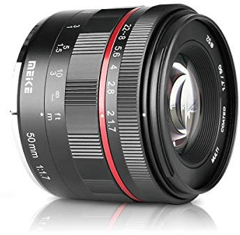 MEIKE MK-50MM F/1.7 Prime Lens Compatible with Fujifilm Camera Such as X-T1 X-T2 X-T100 X-T20 X-T3