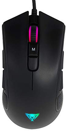 Patriot Viper V550 RGB Gaming Maus, 10000 DPI Optischer Sensor, RGB Beleuchtung, 8 Programmierbare Tasten, Voll anpassbar und für Rechts- und Linkshänder geeignet, 100 IPS Gaming Mouse für PC