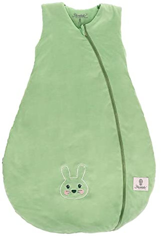 Sterntaler Baby Unisex Schlafsack Baby Ganzjahres-Schlafsack Kinni - Babyschlafsack, Pucksack Baby, Strampelsack mit Hasenmotiv - Recycelt - 70cm