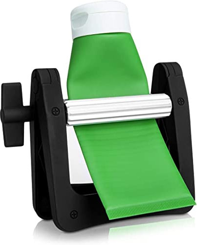 Norhogo Tubenquetscher Maschine aus Kunststoff tubenausdrücker zum Entleeren für alle Tube, Farbe Kleber Kosmetik Haargel Zahnpasta Lebensmittel Tubenpresse(Schwarz)