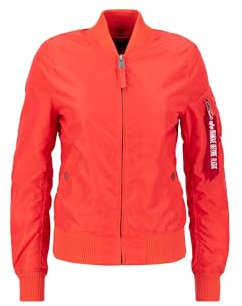 Alpha Industries Damen MA-1 TT Bomberjacke, Radiant Red, 36