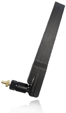 Maswell Antenna esterna 4G LTE 5G, antenna cellulare omnidirezionale Full Band 600-6000 MHz WiFi 6 Bluetooth, SMA maschio con adattatore TS9 per modem, router, MiFi, WAP ecc.