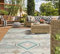 the carpet Palma - vielseitiger Indoor- & Outdoor-Teppich, modernes Design, Wohnzimmer, wetterfest & UV-beständig, langlebig und pflegeleicht, Balkon, Wintergarten, Creme, 80 x 300 cm
