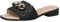 CAPRICE Damen Pantoletten aus Leder mit Fußbett, Schwarz (Black Nappa), 39 EU