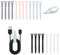 Silikon Kabelbinder,Kabelbinder Wiederverschließbar,20 PCS Kabelbinder UV Beständig,Cable Ties,Wiederverwendbare Kabelbinder,Kabelbinder Stark,Kabel Organizer,Kabelbinder Grau,Kabelbinder Schwarz