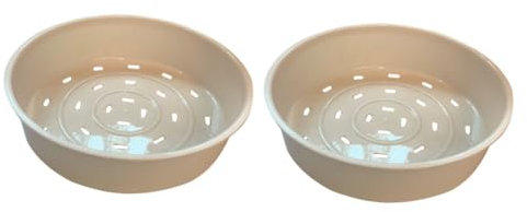 HOMSFOU 2 Uds Olla Arrocera Vaporera Microondas Vaporera Para Verduras Vaporera De Pescado Vaporera De Cocina Cesta Vaporera De Verduras Cesta Vaporera De Plástico Rejilla Para Carne